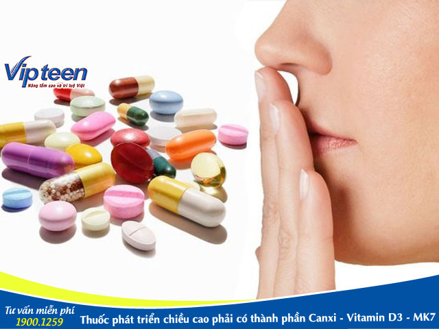 Thuốc phát triển chiều cao tiêu chuẩn