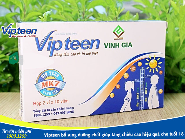 Thuốc tăng chiều cao cho tuổi 18 tốt nhất