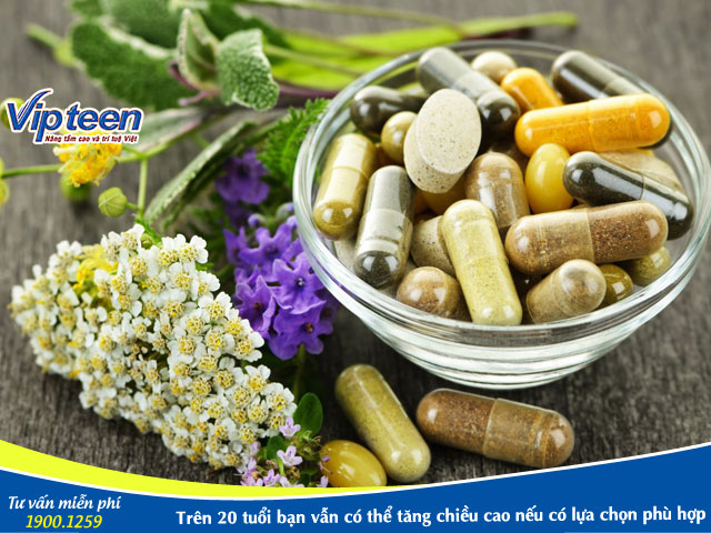 thuốc tăng chiều cao cho người trên 20 tuổi
