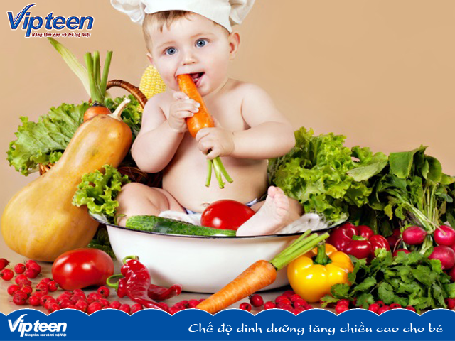 Chế độ dinh dưỡng tăng chiều cao cho bé