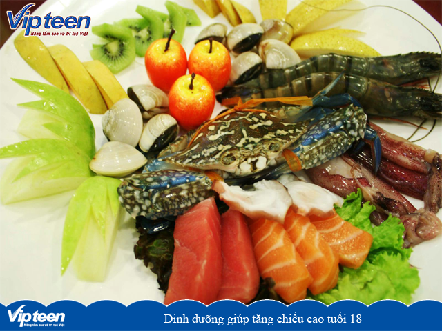 Dinh dưỡng giúp tăng chiều cao tuổi 18