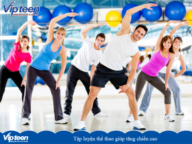 Tập luyện thể thao giúp tăng chiều cao