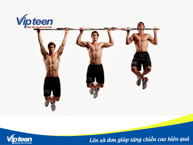 Lên xà đơn giúp tăng chiều cao tại nhà hiệu quả