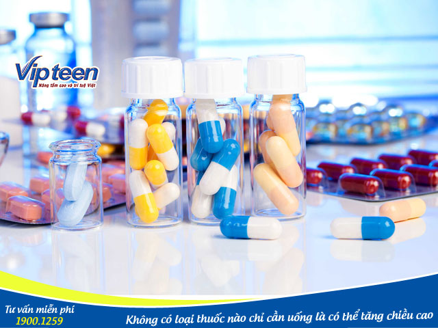 Chưa có nghiên cứu nào chứng minh chỉ cần uống thuốc là tăng được chiều cao