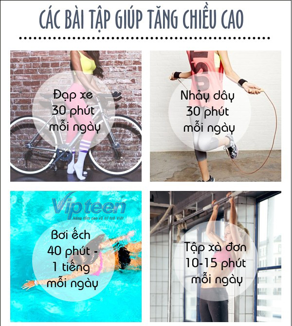 Các bài tập giúp tăng chiều cao hiệu quả tuổi 18
