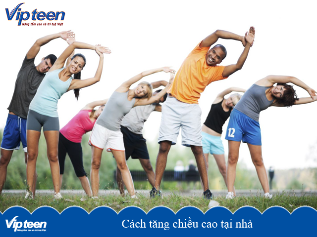 Luyện tập thể dục thể thao để tăng chiều cao