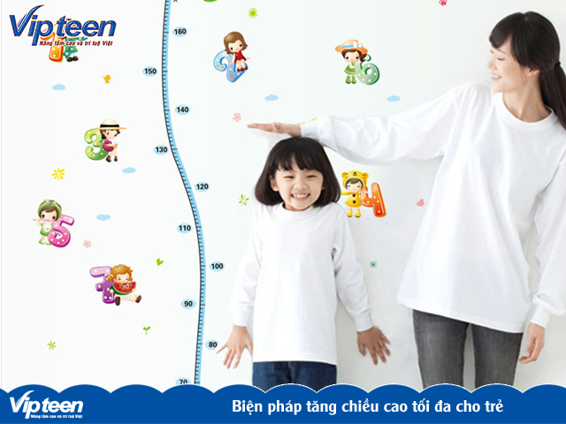 Biện pháp tăng chiều cao tối đa cho trẻ