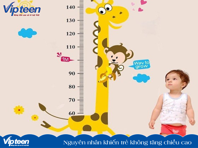 Những lí do khiến trẻ không tăng chiều cao được