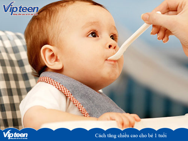 Cách tăng chiều cao cho bé 1 tuổi