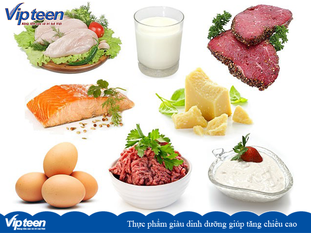 Thực phẩm giàu dinh dưỡng giúp tăng chiều cao